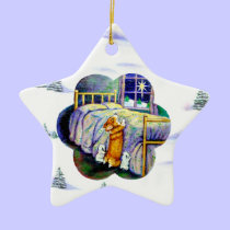 Pembroke Welsh Corgi Star Ornament ornaments