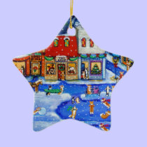 Pembroke Welsh Corgi Star Ornament ornaments