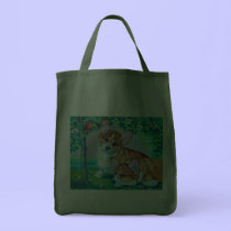 Pembroke Welsh Corgi Tote Bag bags