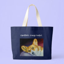 Pembroke Welsh Corgi Tote Bag bags