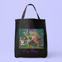 Pembroke Welsh Corgi Tote Bag bags