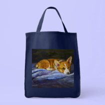 Pembroke Welsh Corgi Tote Bags bags