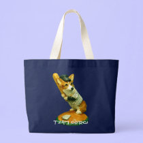 Pembroke Welsh Corgi Tote Bags bags