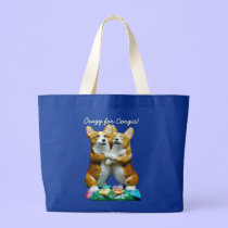 Pembroke Welsh Corgi Tote Bags