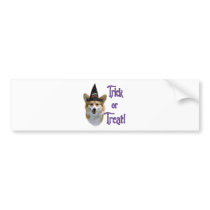 Pembroke Welsh Corgi Trick bumper stickers