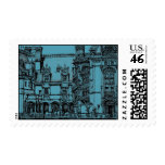 pen and ink drawing stamps