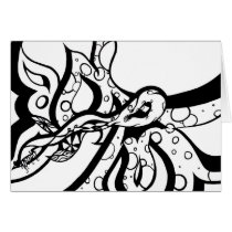 pen and ink original artwork greeting card