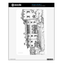 Pen and ink Vizcaya Decal For Kindle