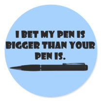 Pen Envy stickers
