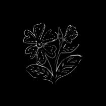 Pen & Ink Heart Flower t-shirts
