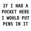 PEN POCKET t-shirts