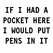 PEN POCKET t-shirts