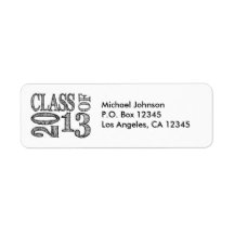 Pen Sketch Class of 2013 Labels
