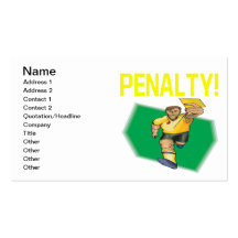 Penalty Business Card Templates