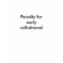 Penalty for early withdrawal (bank name on back) t-shirts