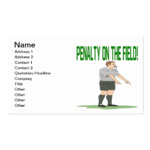 Penalty On The Field Business Card
