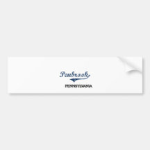 Penbrook Pennsylvania City Classic Bumper Stickers