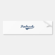 Penbrook Pennsylvania Classic Design Bumper Stickers