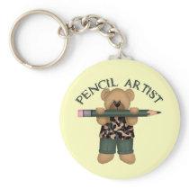 Pencil Artist Key Chains