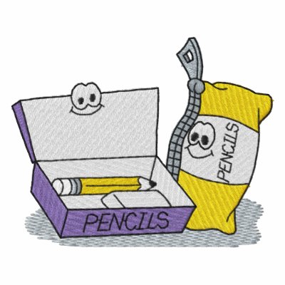 Pencil Box and Bag by ZazzleEmbroidery