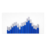 Pencil chart personalized photo card