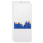Pencil chart rack card template