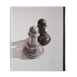 Pencil Drawn Pawns Ches IPad Caseable Cases