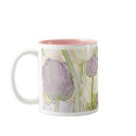Pencil Drawn Tulip Garden mugs