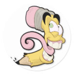 Pencil Dude Sticker