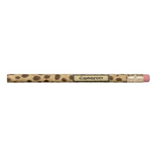 Pencil Personalized Cheetah Spots Animal Print