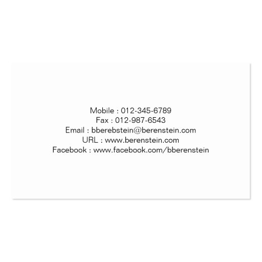 Pencil Shapening Private Tutor Blue Business Card (back side)