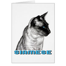Pencil Siamese Cards