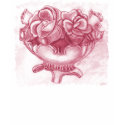 Pencil Sketch Flowers T-Shirt
