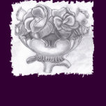 Pencil Sketch of Flowers in a Vase
