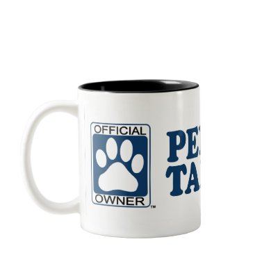 Pencil-Tail Feist Blue Coffee Cup