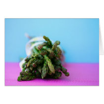 Pencil thin asparagus cards