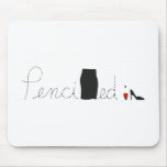 Penciled In Mouse Pad