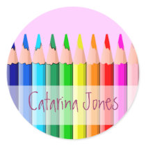 Pencils - Customized stickers