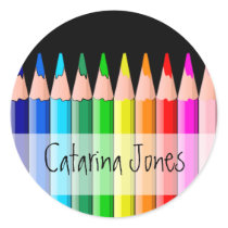 Pencils - Customized stickers