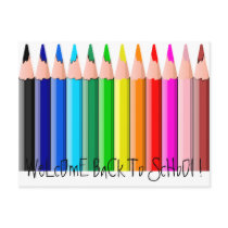 Pencils, WeLcOmE BaCk To ScHoOl ! Post Card