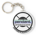 Pendant logo keychain