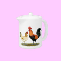 Penedesenca Chickens teapots