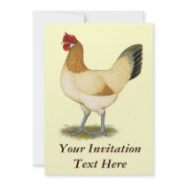 Penedesenca:  Wheaten Hen Invites