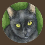 Penelope - The Lucky Black Cat Sticker stickers