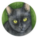 Penelope - The Lucky Black Cat Sticker by 13BlackCatsDesigns Penelope - The Lucky Black Cat Sticker