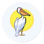 Penga Pelican Round Sticker