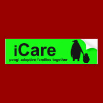 PengiCARE iCare bumper sticker bumper stickers