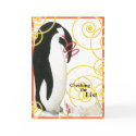PengiHoliday Fred humourous card by dhumaigobae PengiHoliday Fred humourous card