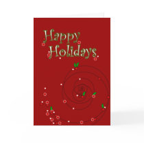 PengiHolidays Happy Holidays winterberries tarjeta tarjetas by dhumaigobae PengiHolidays Happy Holidays winterberries tarjeta tarjetas