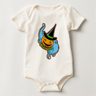 PengiHolidays Punkinhead organic creeper T-shirt by dhumaigobae